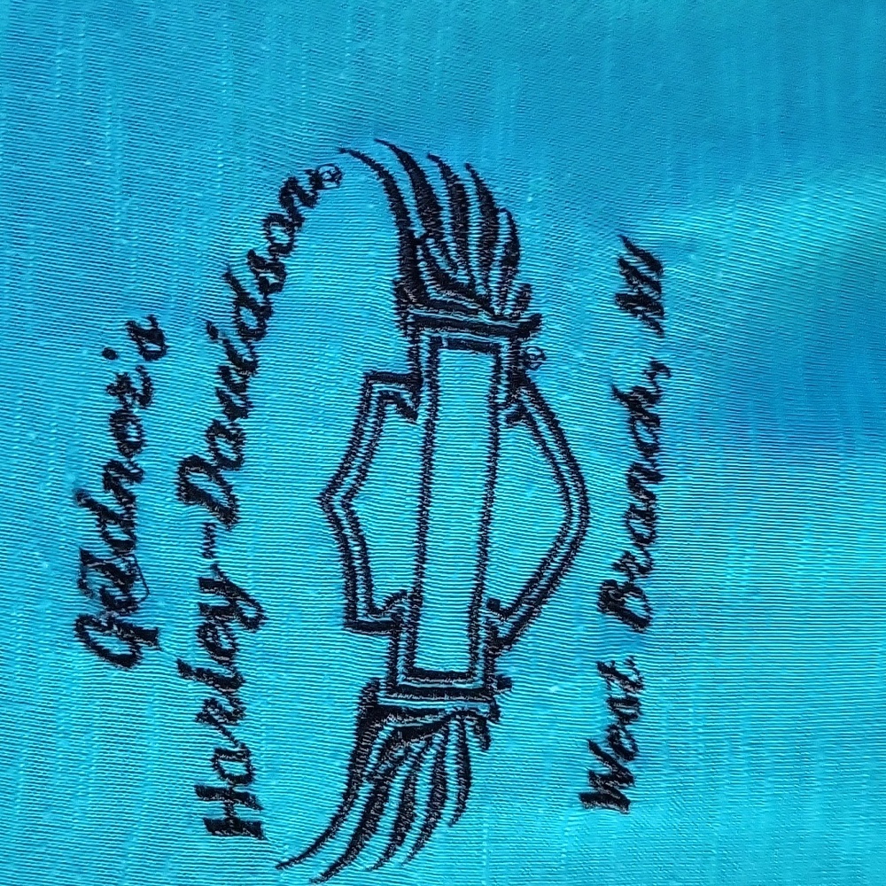 Harley-Davidson Top, Blue, Large, EUC - Picture 7 of 13